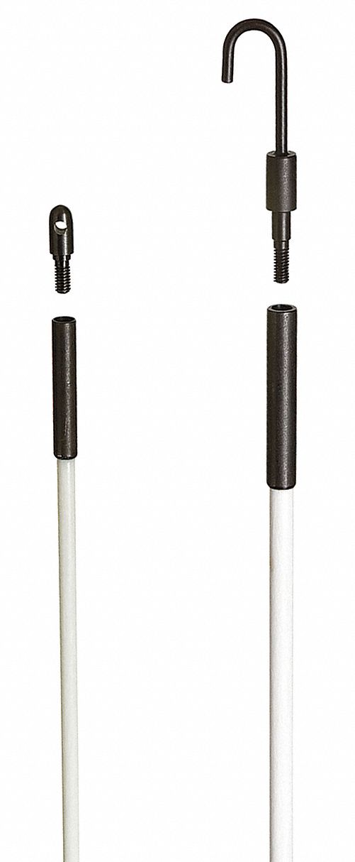 Ideal 31-633 Tuff-Rod Extra Flex Glow Fishing Pole - 30 ft