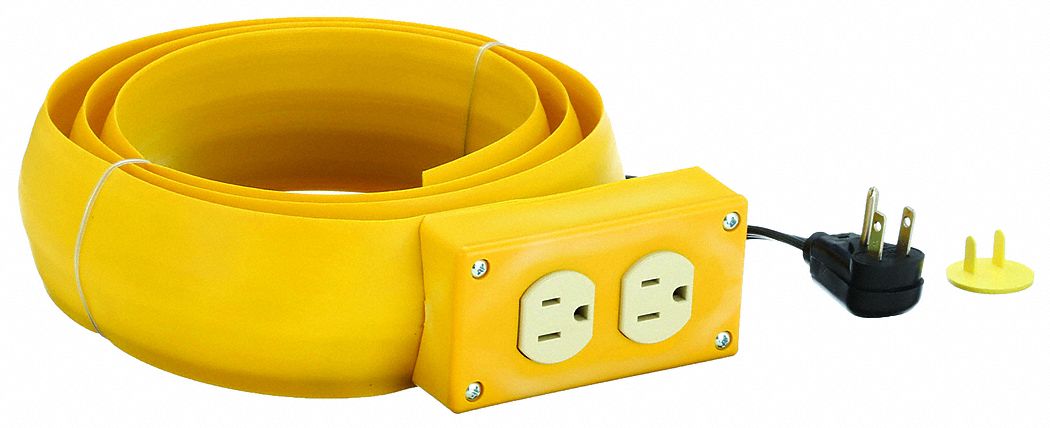 Lay-Flat Power Extension Cord Cover 