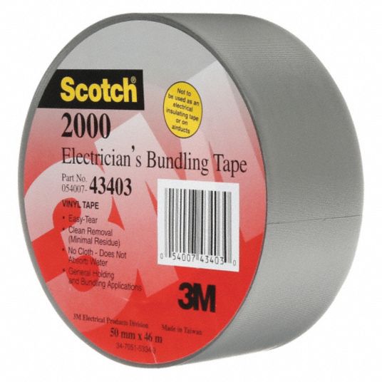 3M 2000-2X50-Yd Scotch Electricians Duct Tape 2000