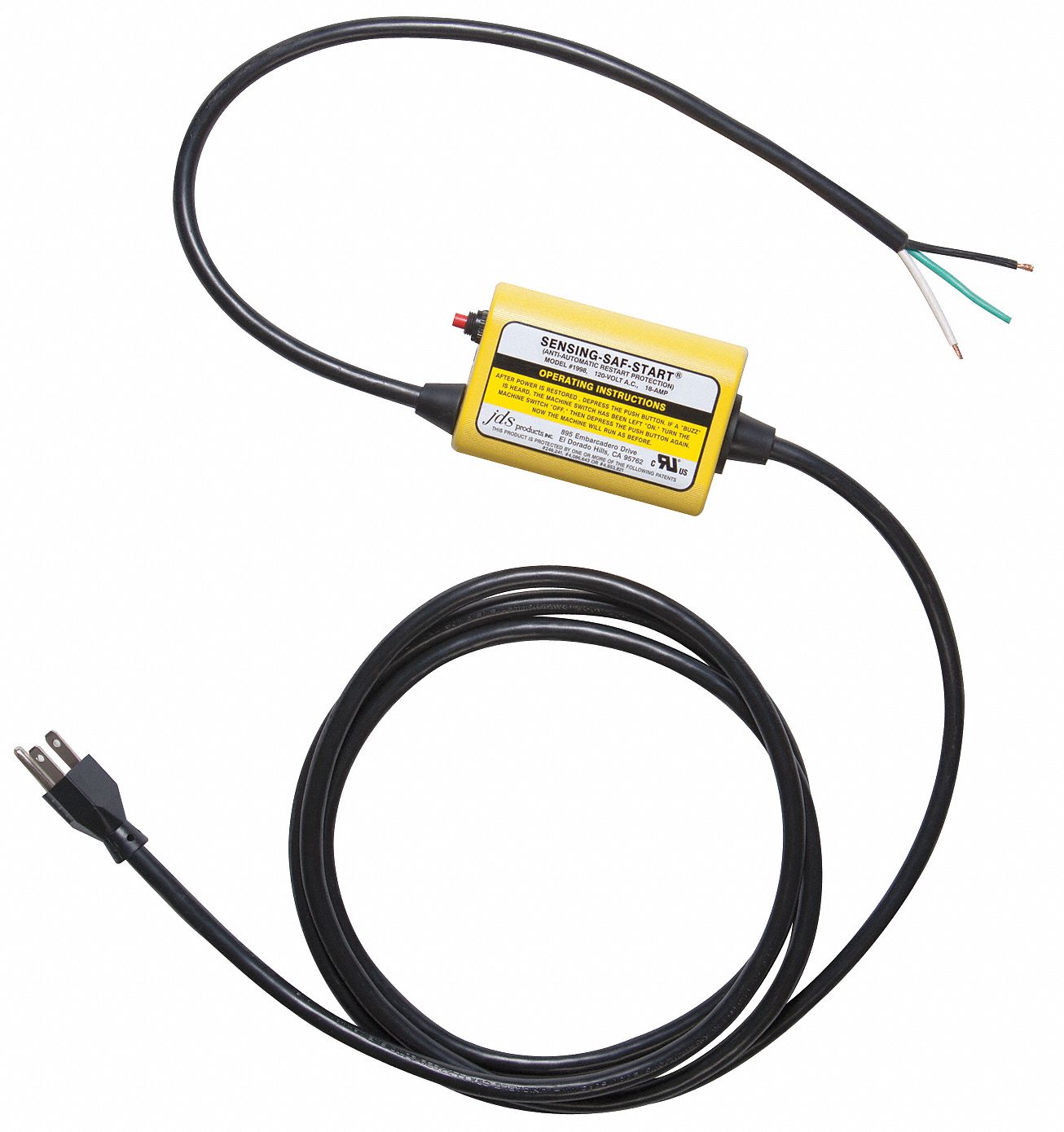 SENSINGSAFSTARTS AntiRestart Device 14 AWG Wire Size, 9.6 ft Cord