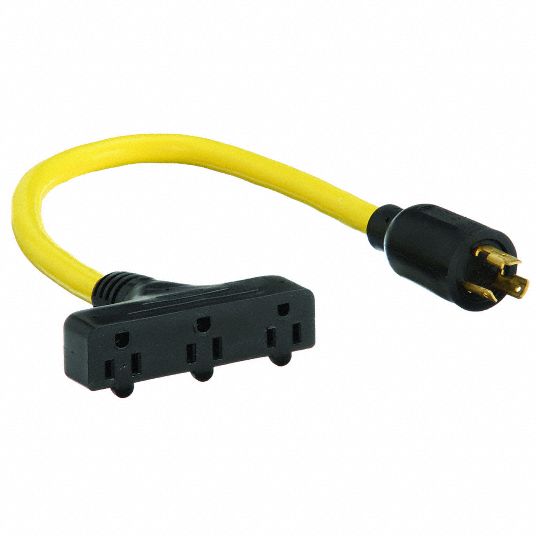 Extension cord for 120V pump with twist lock plug (L5-15R to L5