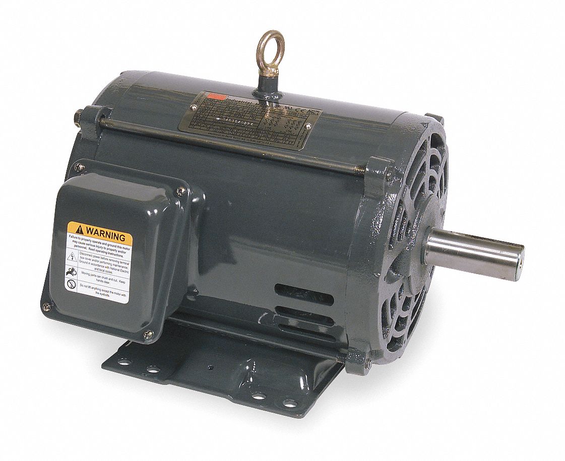 DAYTON General Purpose Motor, 15 HP, 3-Phase, Nameplate RPM ...