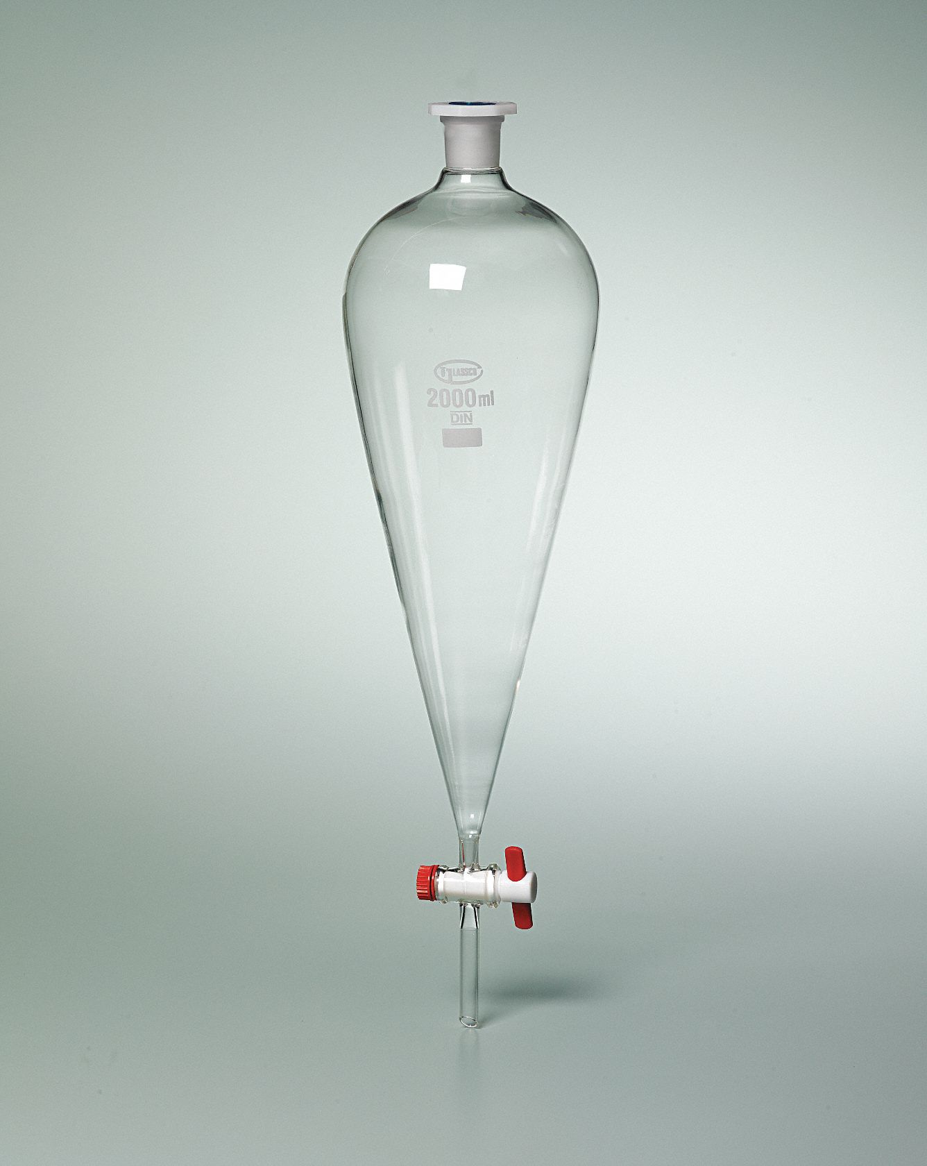 Wheaton Science Products 690170 Separatory Funnel 125 mL Capacity 19/22 Clear Seal Joint