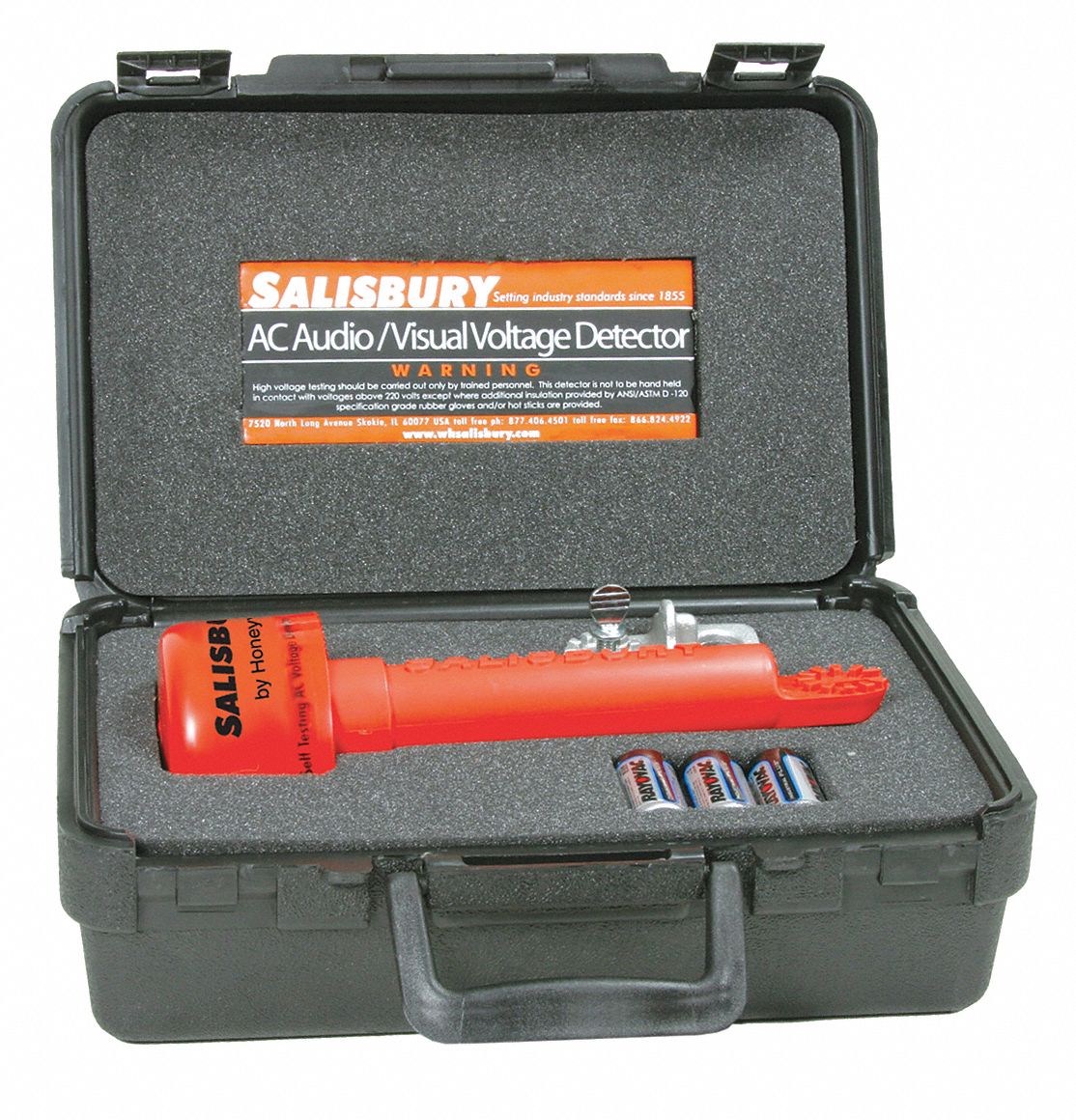 SALISBURY, Audible/Visual, Dial/Push Button/Slide, Voltage Detector