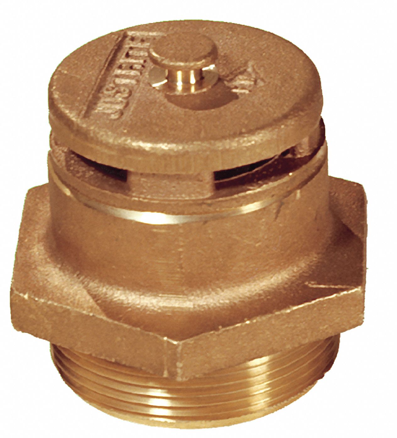 DRUM SAFETY VENT, BROWN, 3 PSI MIN OPENING PRESSURE, 2 IN MALE NPS/2 IN MALE NPT