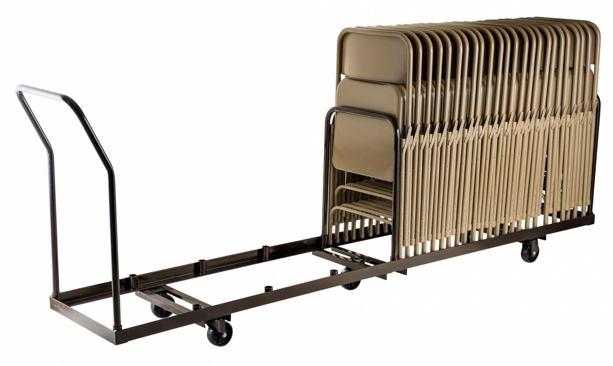 NATIONAL PUBLIC SEATING Cart for Folding Chairs 1,375 lb Load Capacity