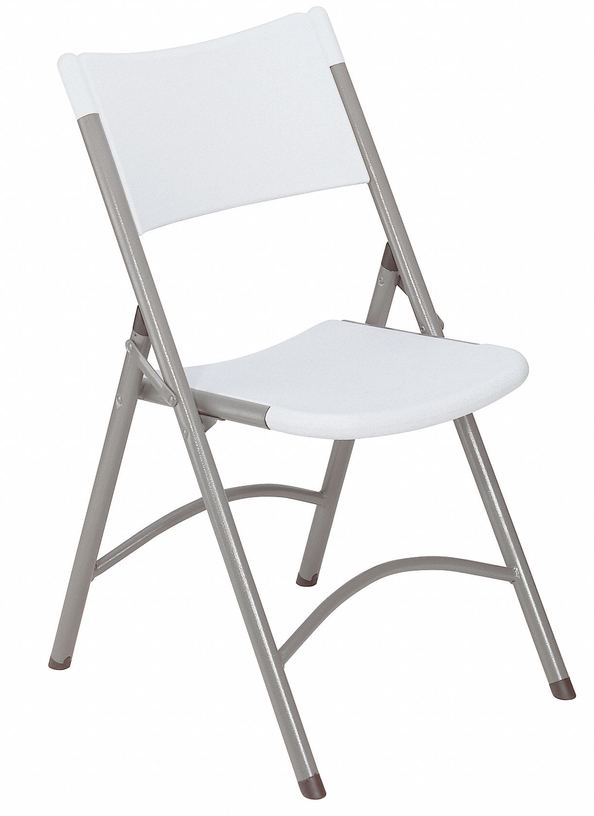 FOLDING CHAIR,PLASTIC,GRAY,PK 4