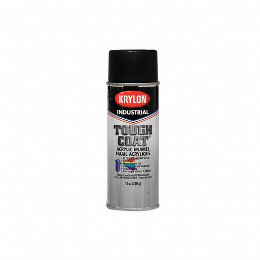 KRYLON Spray Paint, Black, 12 oz. - 3KYV3|S03725 - Grainger