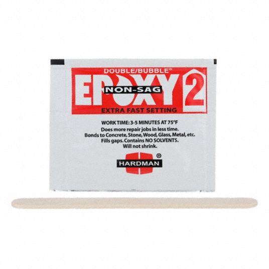 HARDMAN, Double/Bubble Non-Sag Extra Fast Setting, Moisture Cured