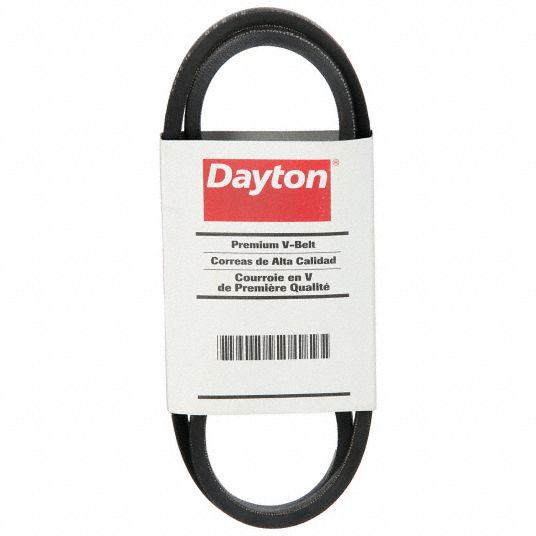 DAYTON V-Belt: 3L450, 45 in Outside Lg, 3/8 in Top Wd, 7/32 in Thick