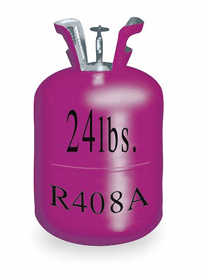 Refrigerant: R-408A, 24 lb Container Size, Purple, Cylinder
