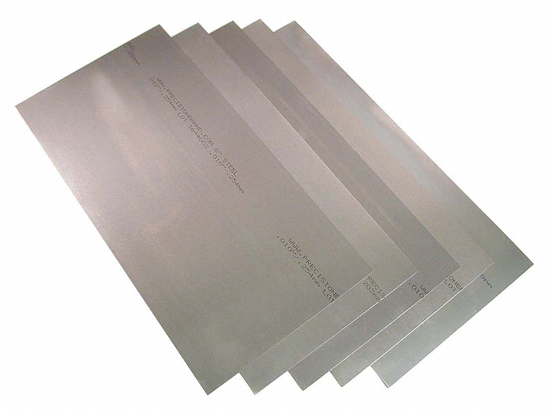 PRECISION BRAND Shim Stock Assortment Steel, 10081010, 0.001 to 0.031