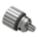 DRILL CHUCK, KEYED, STEEL, 3/8 IN, 3/8