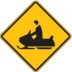 Snowmobile Crossing Signs