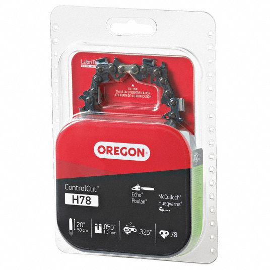 OREGON, 20 in Compatible Bar Lg, 0.325 in, Chainsaw Chain - 3LC37|H78 ...