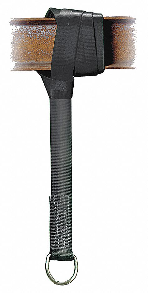 Cross Arm Strap: 3 ft Overall Lg, Steel, Kevlar, D-Ring, Reusable, D-Ring, Honeywell Miller