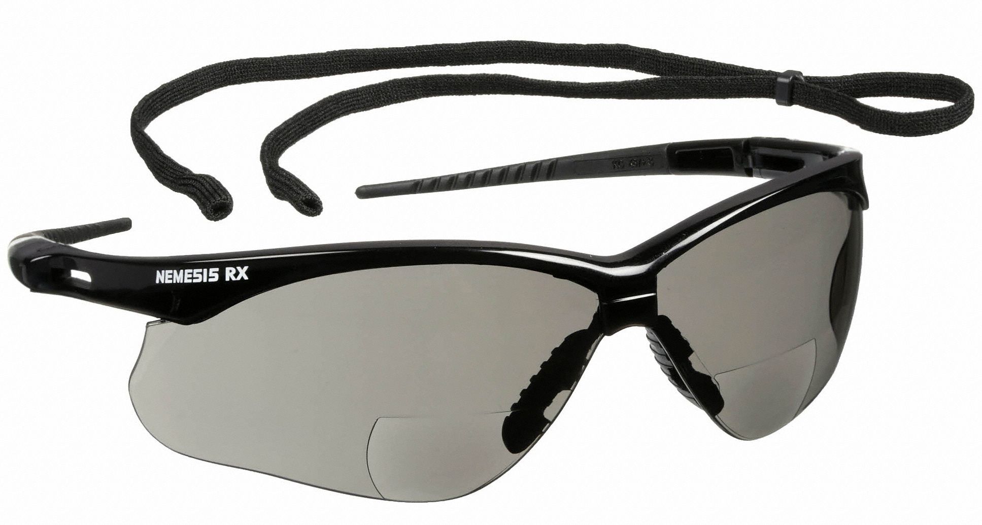 KLEENGUARD Bifocal Safety Reading Glasses AntiScratch, No Foam Lining