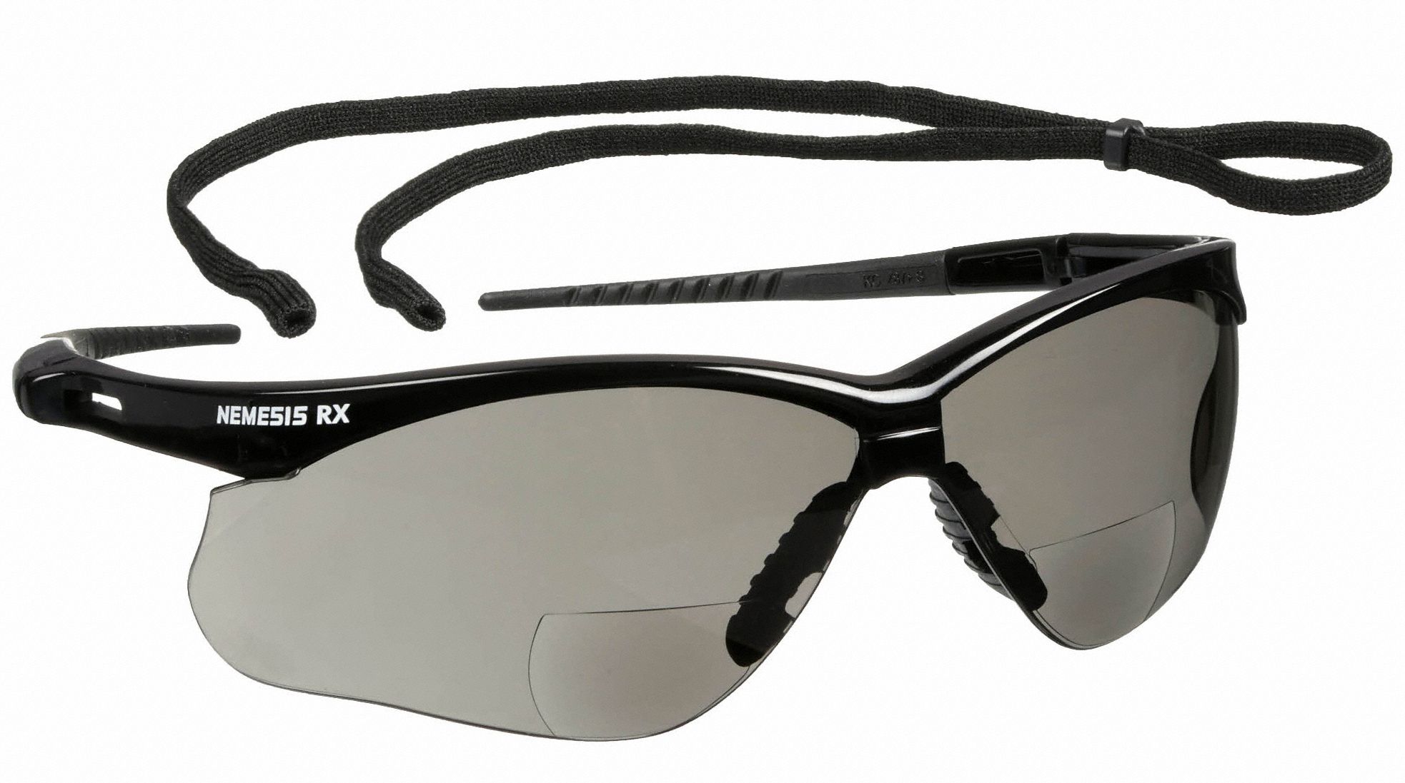 KLEENGUARD Smoke Scratch-Resistant Bifocal Safety Reading Glasses, +2.0