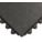 24/SEVEN INTERLOCKING ANTIFATIGUE MAT TILE, 3 X 3 FT, SMOOTH, BLACK, NITRILE