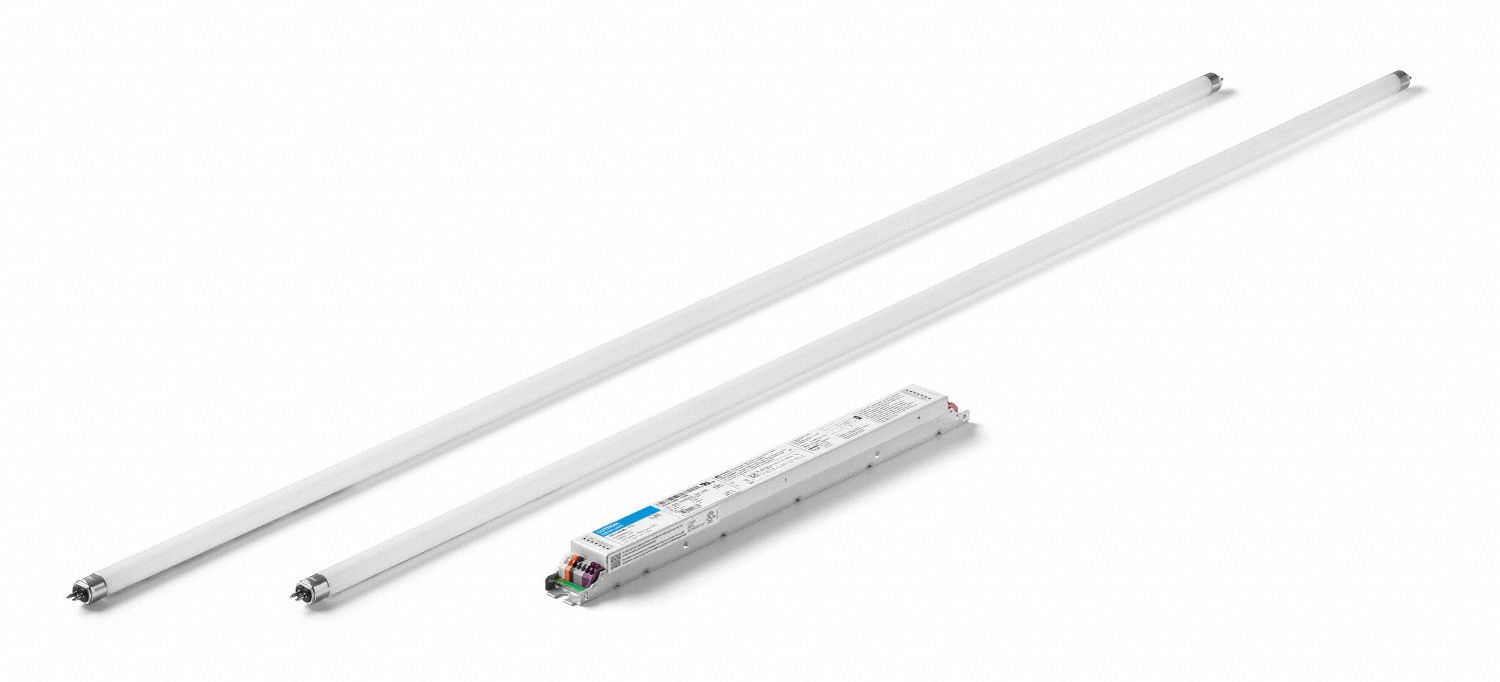 LED Retrofit Kit: Hi-Lume 3-Wire, T5, 4 ft Nominal Lg, 2 Lamps, 4, 505 lm, 4000K, Multiple, 12