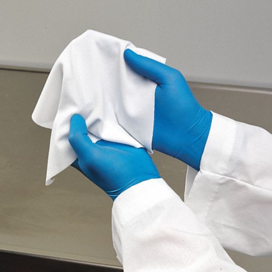 BERKSHIRE Cleanroom Wipe, 9 in x 9 in, White 3LDK4SPX1000.001.12