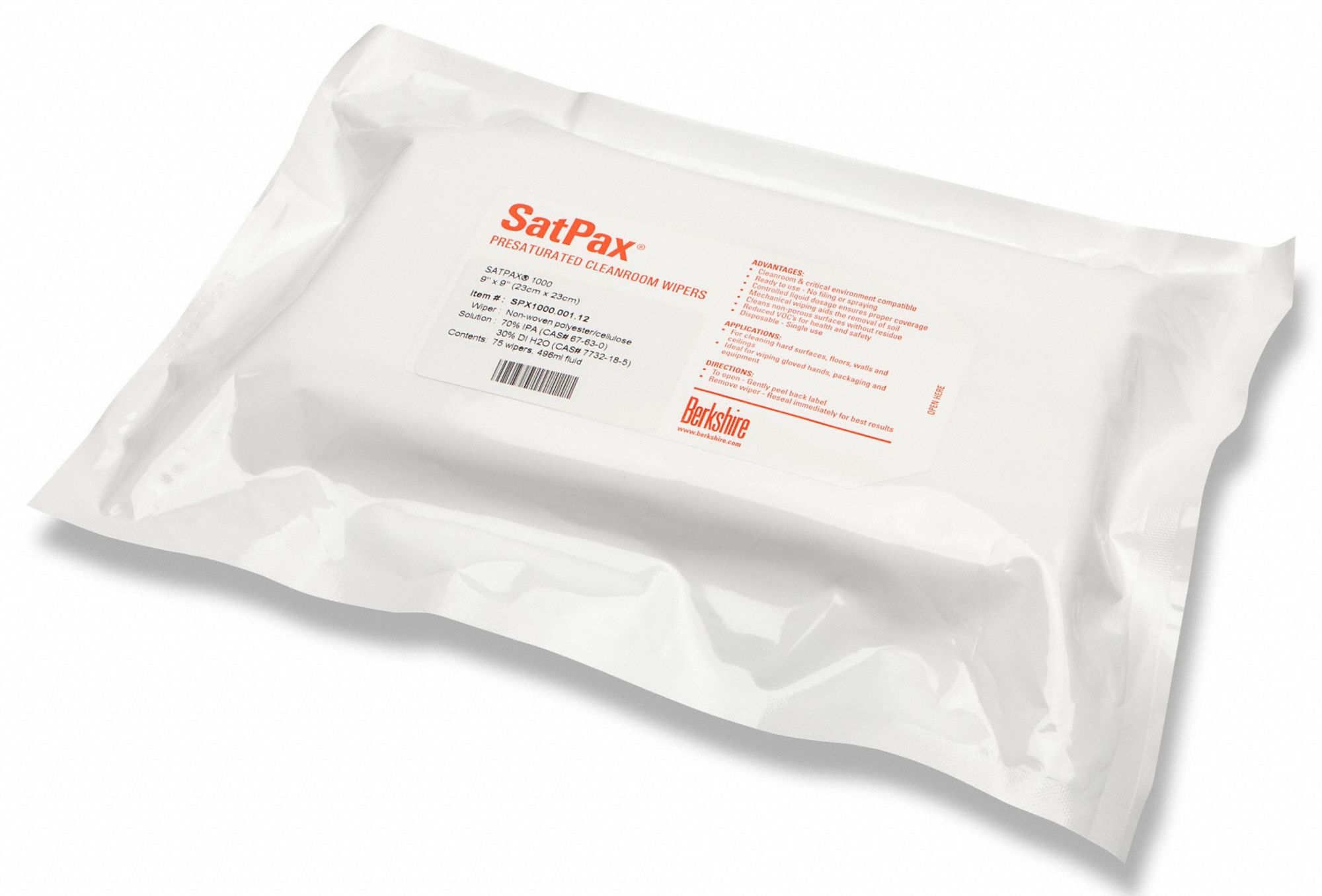 Wet Cleaning Wipes: Soft Pack, 75 ct Container Size, Ready to Use, Unscented, Alcohol