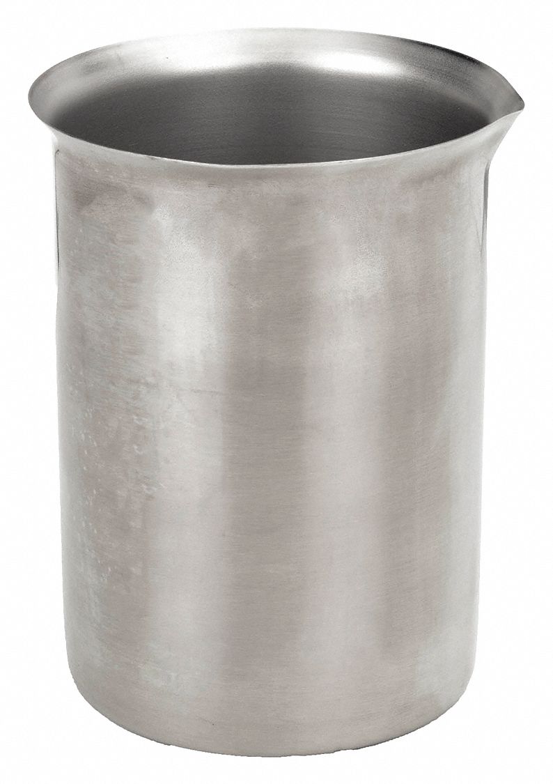 BEVELED BEAKER,2000ML,SS