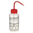 WASH BOTTLE,RED,9 IN. H,PK 5