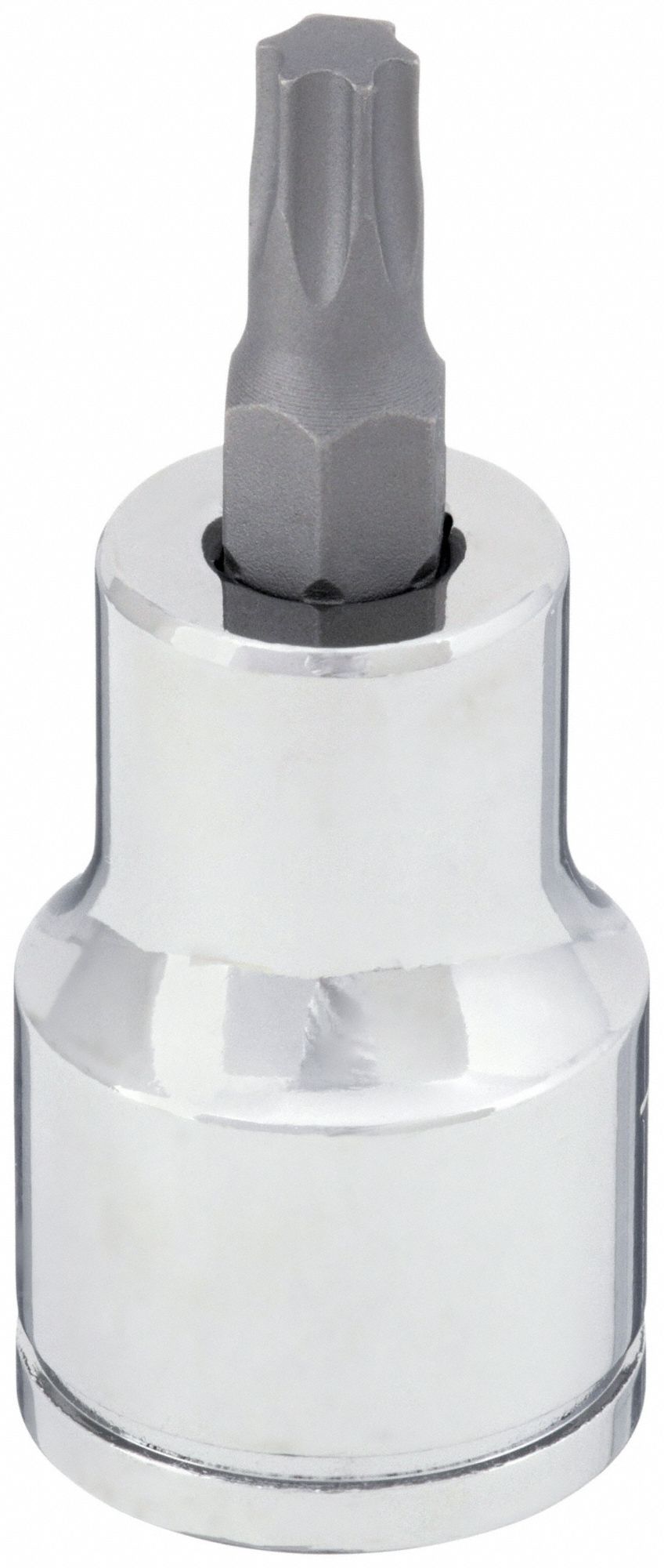 Socket Bit: 3/8 in Drive Size, Torx Tip, T27 Tip Size, 1 55/64 in Overall Lg, Fixed Insert