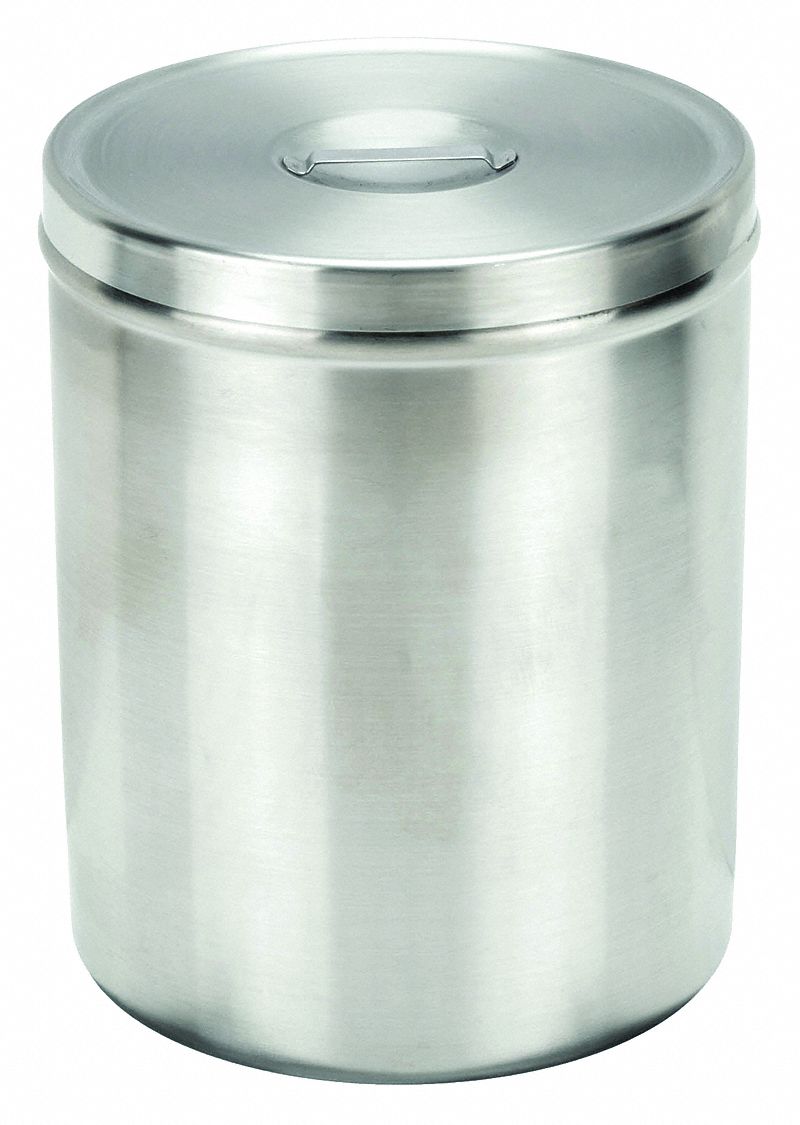 DRESSING JAR,7.6L,METAL,WIDE
