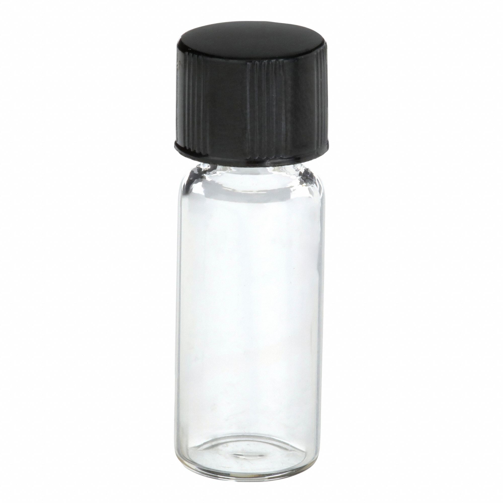 Vial with Cap: Borosilicate Glass, 2 mL Capacity - mL, 0.06 fl oz Capacity - oz, 100 Vials Included