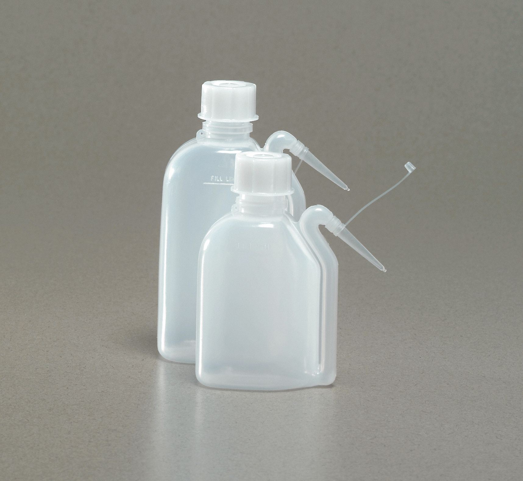 Wash Bottle, 4 PK, LDPE, Narrow Mouth, Non-Vented, Capacity: 250mL