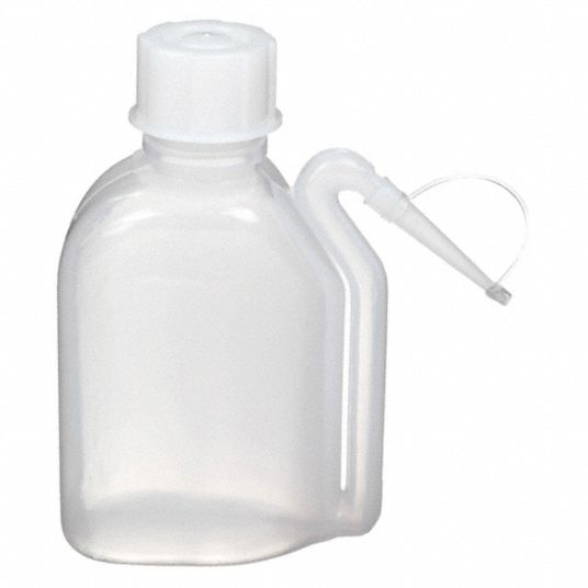 8.45 fl oz Capacity - oz, 250 mL Capacity - mL, Wash Bottle - 3LET2 ...