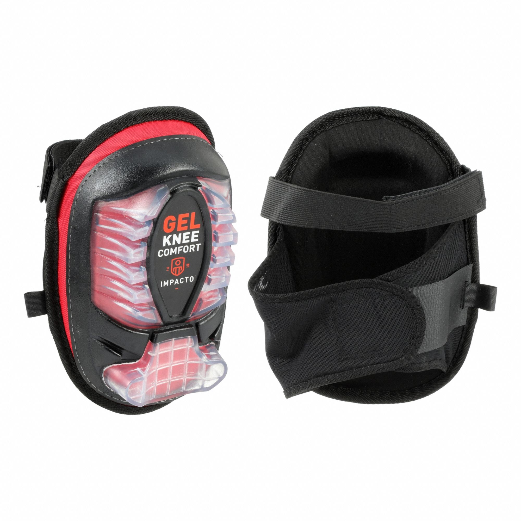 Knee Pad: Universal, 2 Straps, Hook-and-Loop, 1 PR