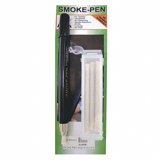 Smoke Pen: 3 hr, 300 Volume (Cu.-Ft.), 1/2 in Dia., 5 1/2 in Lg