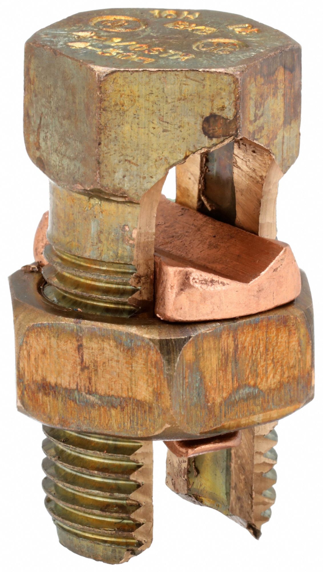 BLACKBURN, 4 AWG 1/0 AWG, Bronze, SplitBolt Connector 3LJ6810H Grainger