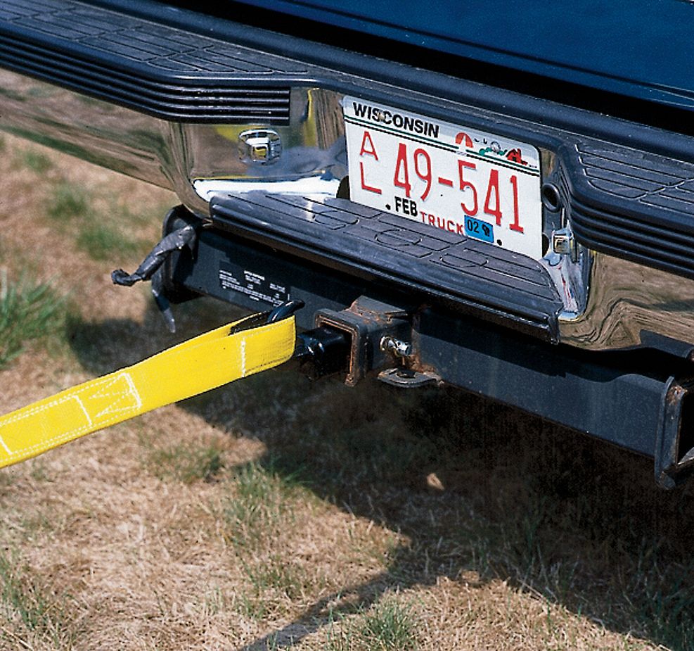 LIFTALL Tow Strap 20 ft Overall Hook Size, 2 in Overall Wd, 20 ft