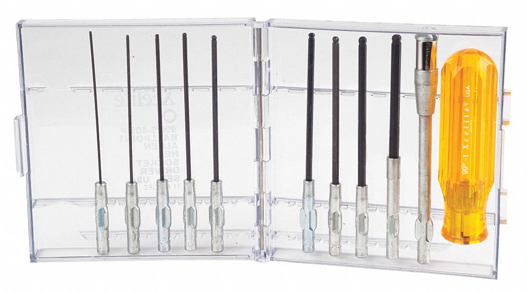 XCELITE, Precision Screwdriver Set 3LJG599PS40BPN Grainger