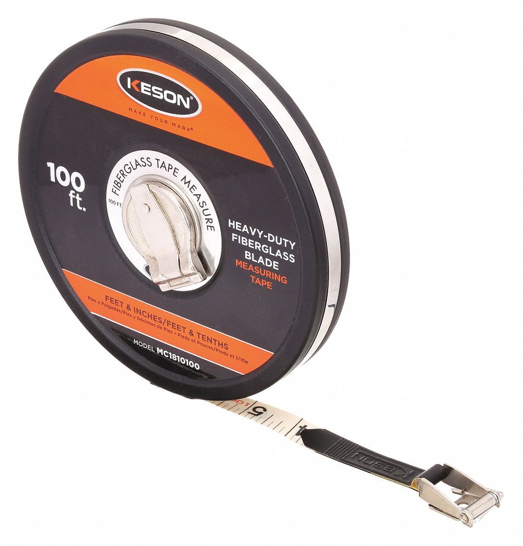 METRE A RUBAN FERME 100PI 8THS/ING