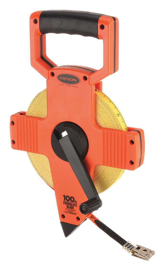 RUBAN MESURE,1/2POX100PI/30M,CITROUILL