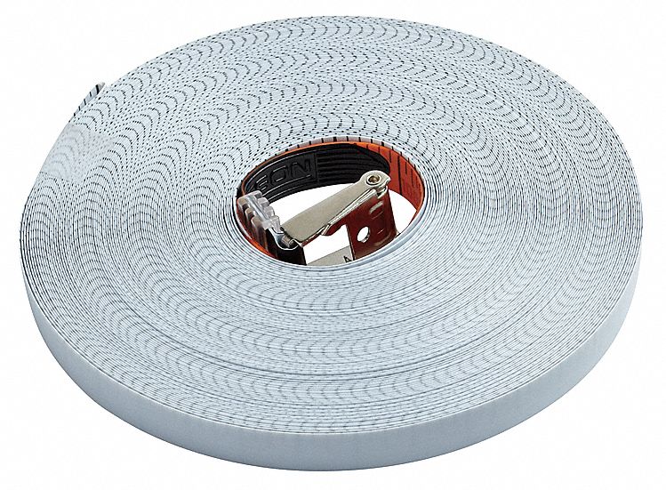 FIBERGLASS TAPE REFILL,100FT,8THS/METRIC