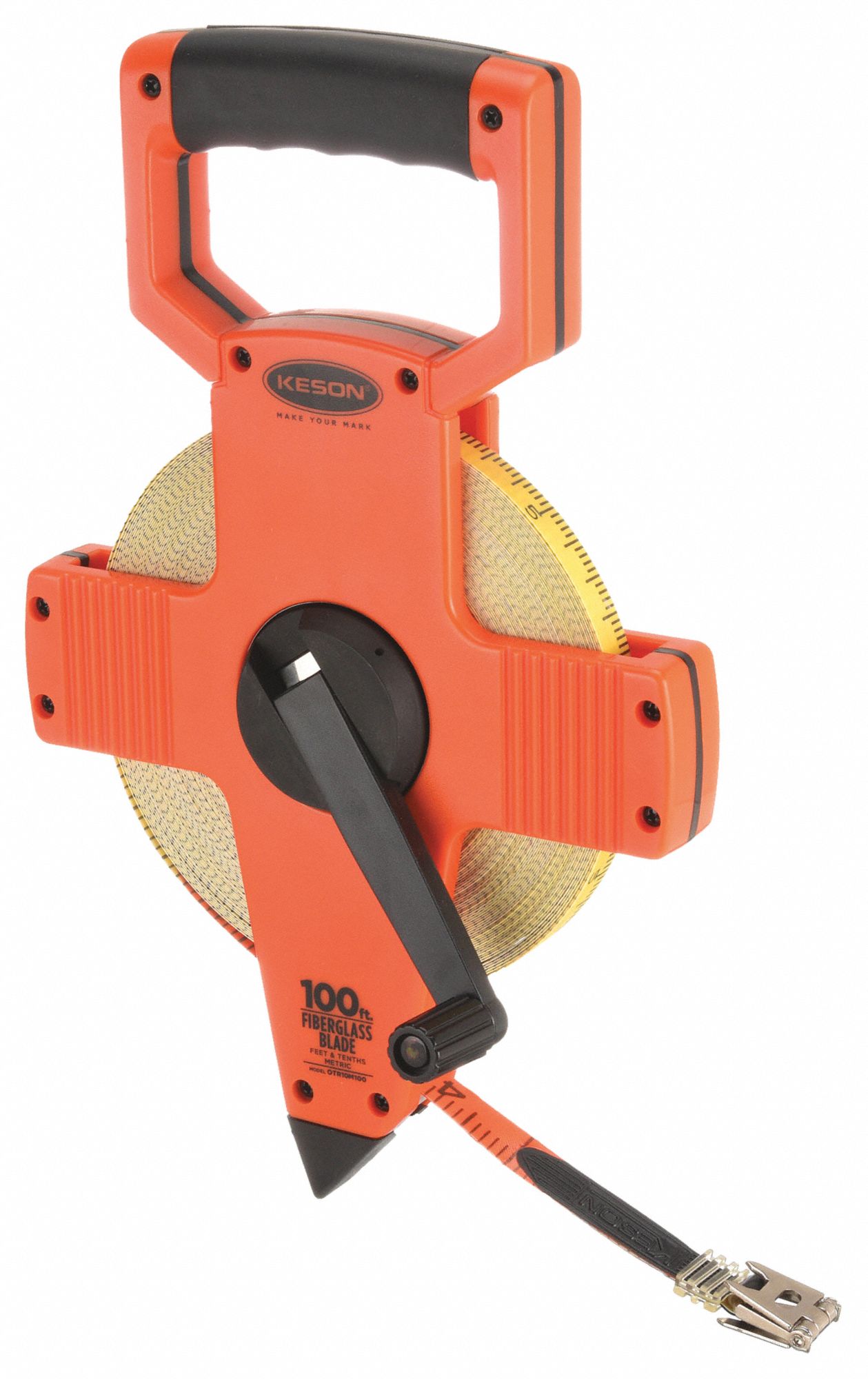 RUBAN MESURE,1/2POX100PI/30M,CITROUILL