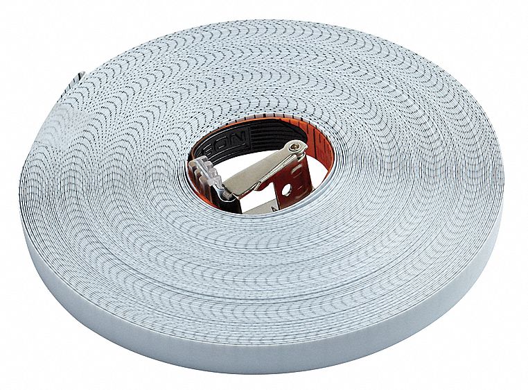 FIBERGLASS TAPE REFILL,100FT,ENGR/METRIC