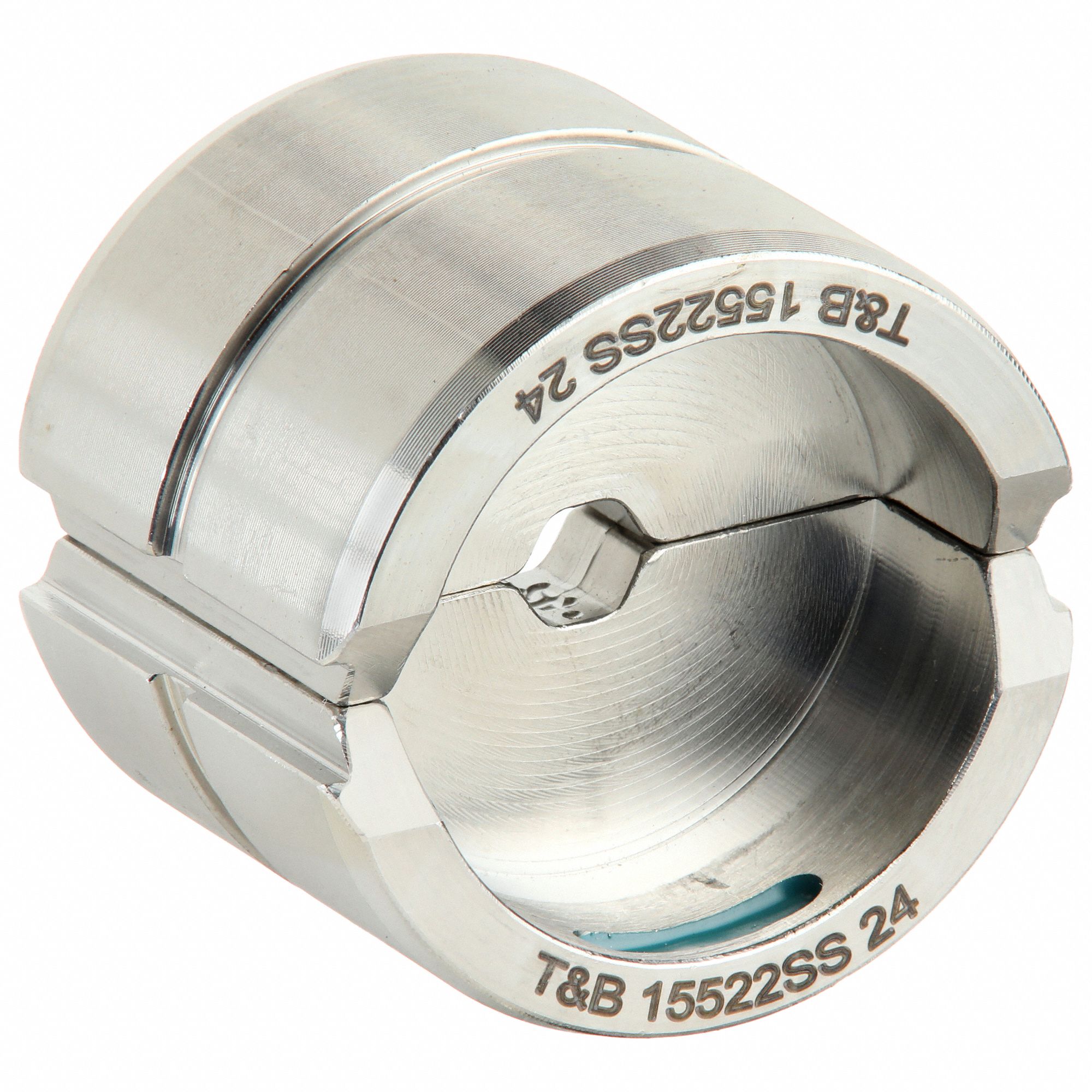 UPPER AND LOWER CRIMPING DIE, 6 AWG COPPER/8 AWG ALUMINUM, 1 SIZE, CODE, COLOUR-KEYED