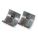 UPPER AND LOWER CRIMPING DIE, 6 AWG ALUMINUM, COPPER & ALUMINUM CONNECTORS, 1 SIZE