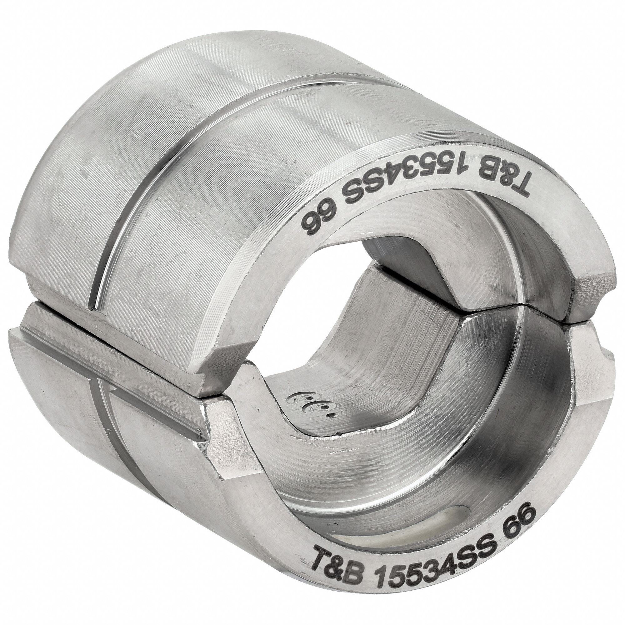 UPPER AND LOWER CRIMPING DIE, 300 KCMIL COPPER/4/0 AWG ALUMINUM, 1 SIZE, CODE