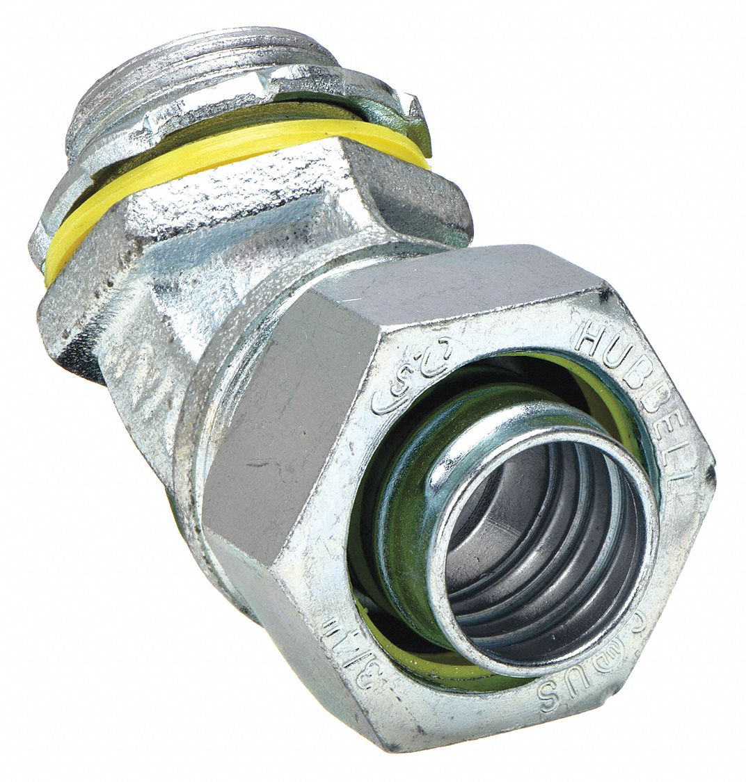 LIQUID-TIGHT CONDUIT FITTING, STEEL/IRON, 1 IN TRADE SIZE, NON-INSULATED, 45 °  ELBOW