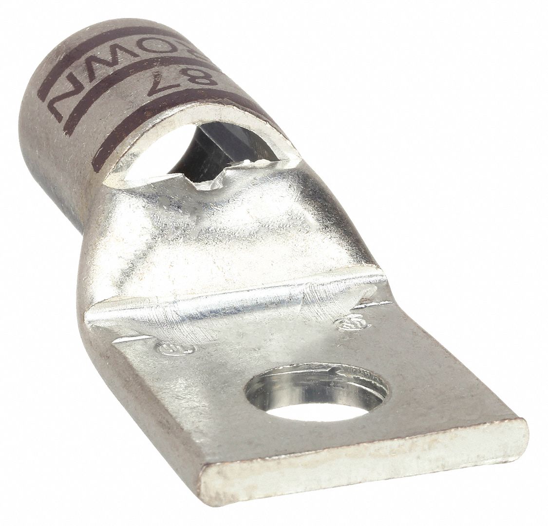 Compression Lug: For 500 kcmil, Stranded Wire Type, 5/8 in Stud Size, Std, Copper