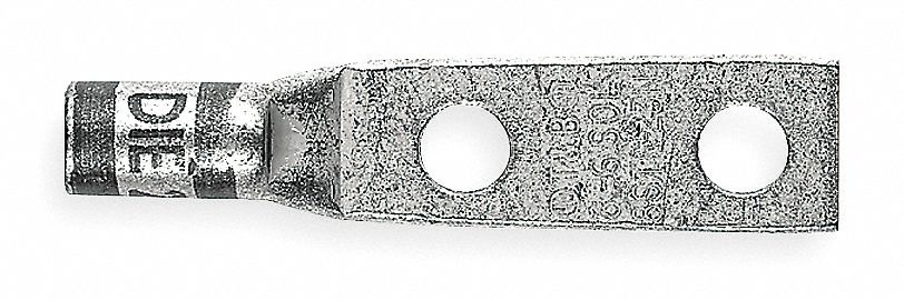 500 kcmil Max Wire Size, 3/8 in Stud Size, Two-Hole Lug