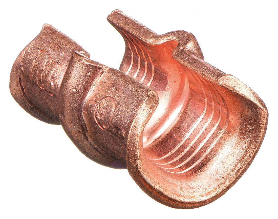 C-Tap Connector: 4 AWG – 2 AWG Run Size, 12 AWG – 4 AWG Tap Size, Pink Code, 42 Die